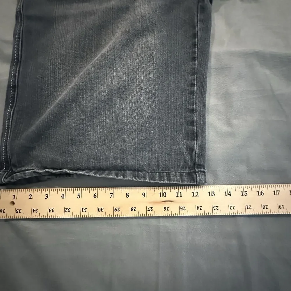 Vintage Jean Shorts Baggy Skater Streetwear Hip Hop Y2K Black Denim Faded